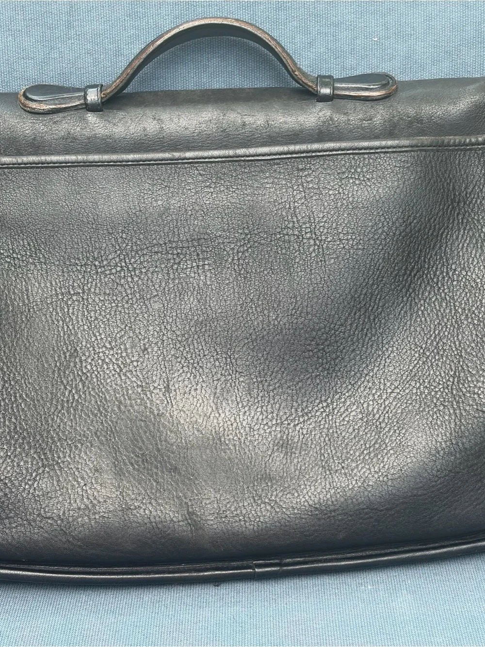 Vintage coach Lexington 5265 leather turn lock messenger briefcase